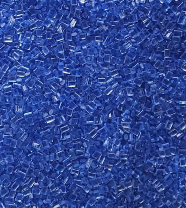 PrimeLoop® Premium Grade rPET Pelletized Chips: Light Blue